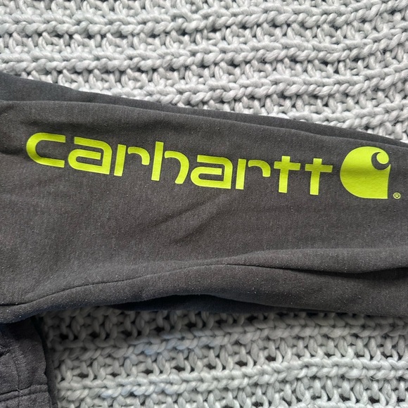 Carhartt Gray Joggers with Neon Accents - Picture 2 of 5